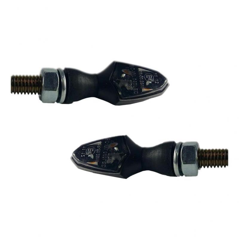 Paire de clignotants Brazoline LED Capture noir