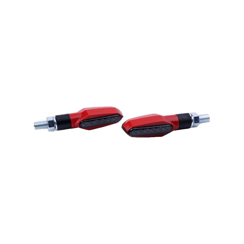 Paire de clignotants Brazoline LED Jaguar rouges