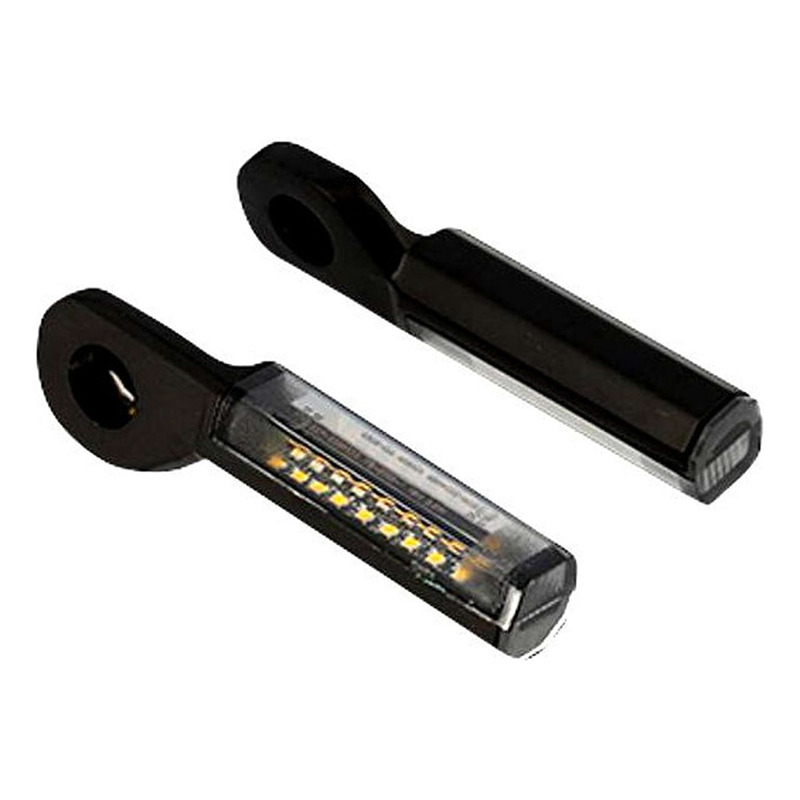 Paire de clignotants LED Brazoline Apollon HEXA noir