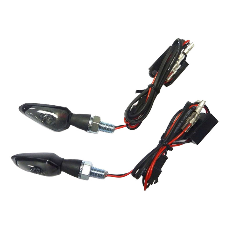 Paire de clignotants LED Brazoline Stream noir