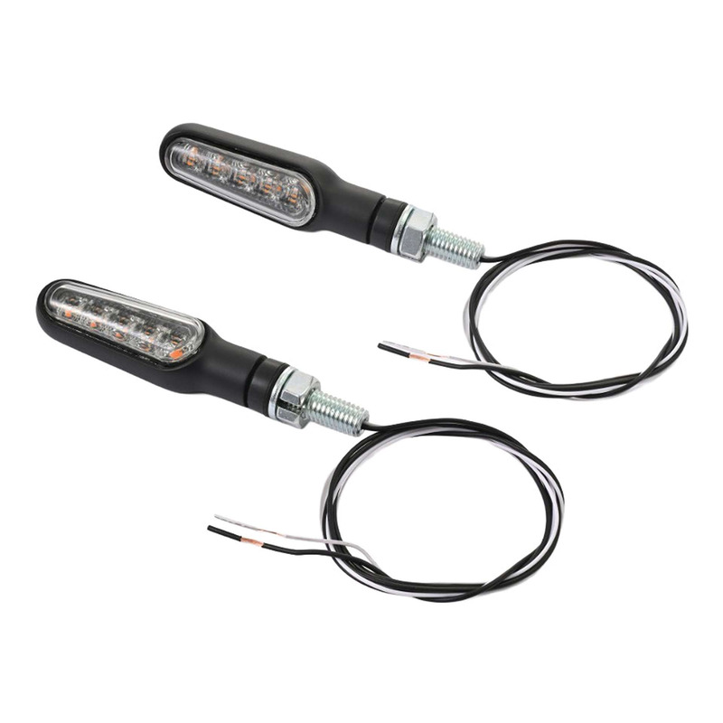 Paire de clignotants led Daytona D-Light Classic noirs