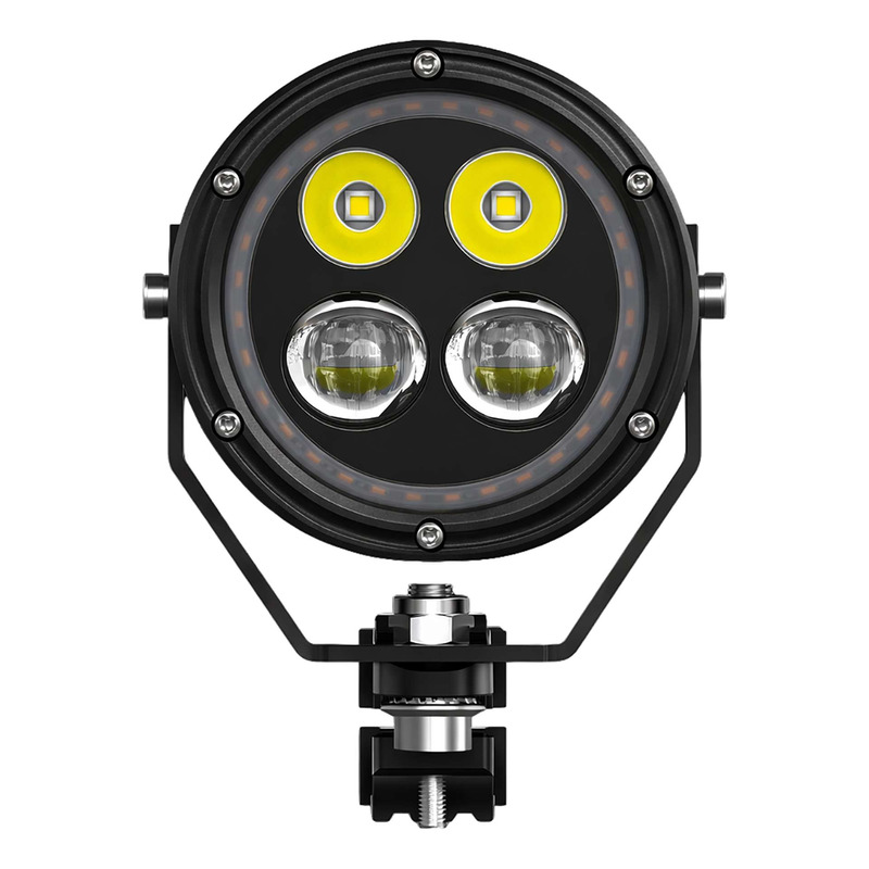 Paire de feux avant additionnels LED RBMAX 12V 80W – Homologués CE R40
