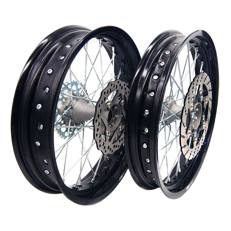 Paire de Jantes Complètes Supermotard YCF 17 Pouces pour BIGY XL