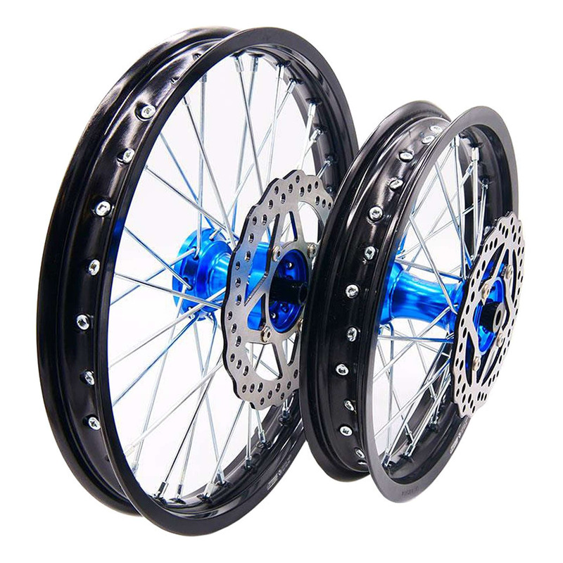 Paire de Jantes Complètes YCF Factory Aluminium 17 Pouces / 14 Pouces