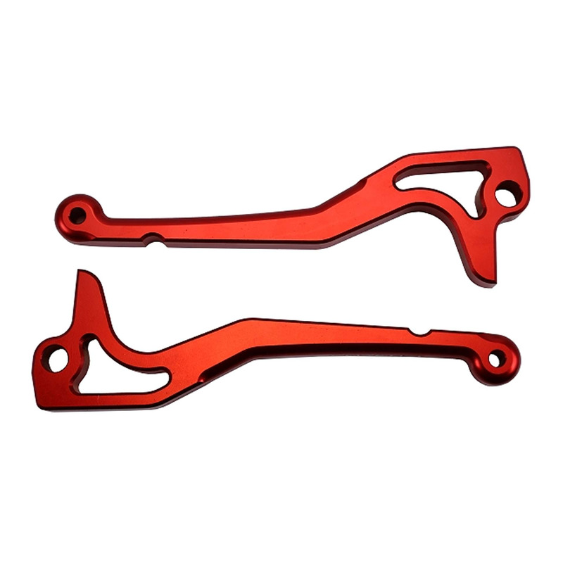 Paire de levier rouge Carenzi MBK Nitro 50