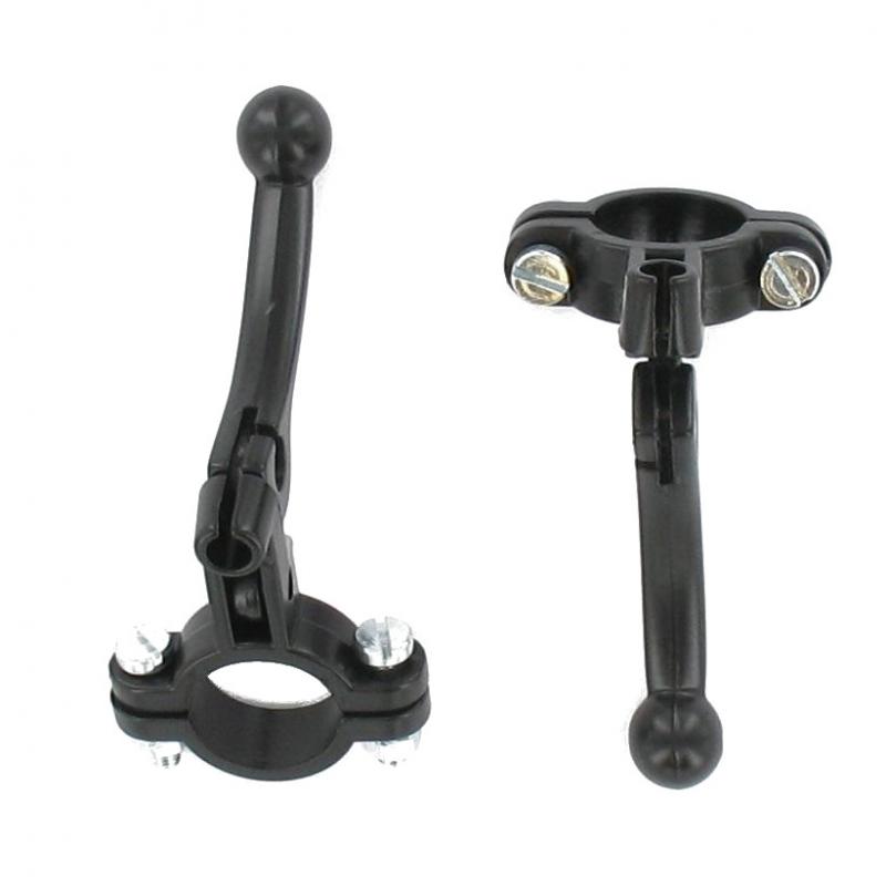 Paire de leviers de décompresseur/starter métal noir