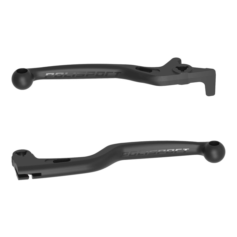 Paire de Leviers Incassables POLISPORT APT noirs Honda CRF 300 L 21-25