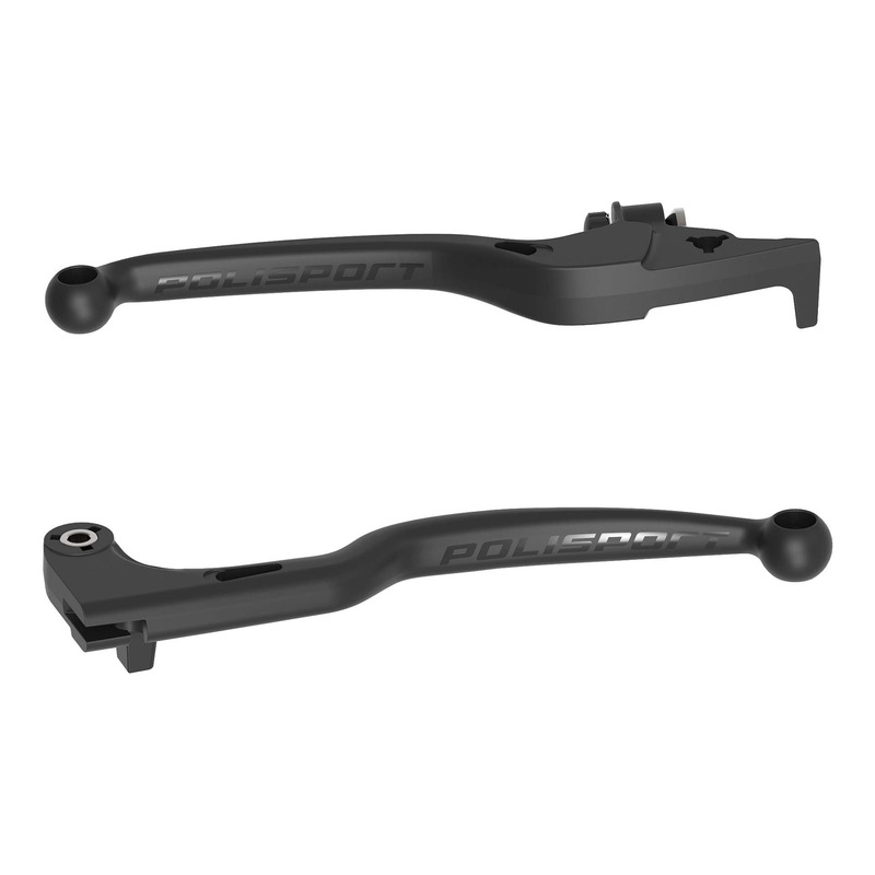 Paire de Leviers Incassables POLISPORT APT noirs Yamaha TÃ©nÃ©rÃ© 700