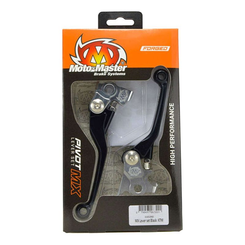 Paire de leviers Moto Master Pivot MX Lever noir KTM 125 SX 16-23 étr