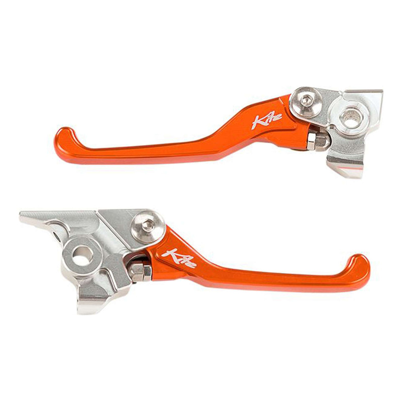 Paire de leviers retournables Kite Orange - KTM EXC 125cc 17-18