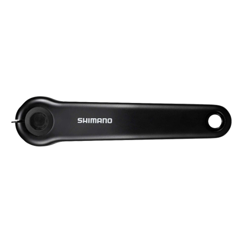 Paire de Manivelles Vélo Shimano FC-E6100 pour Vélo Électrique Noir