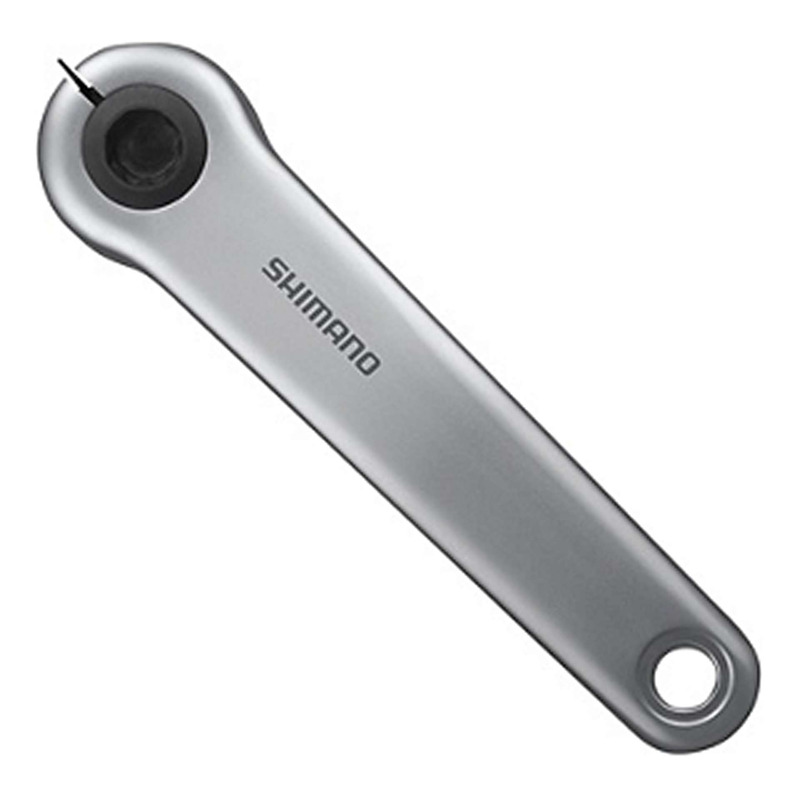 Paire de Manivelles Vélo Shimano FC-E8000 pour Vélo Électrique 170 mm Argent