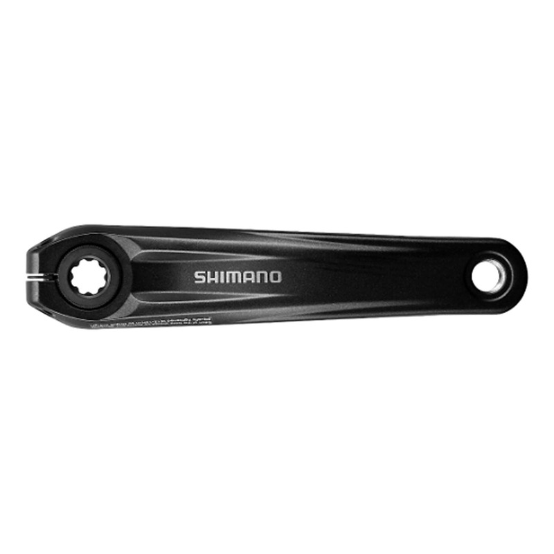 Paire de Manivelles Vélo Shimano FC-E8000 pour Vélo Électrique Noir