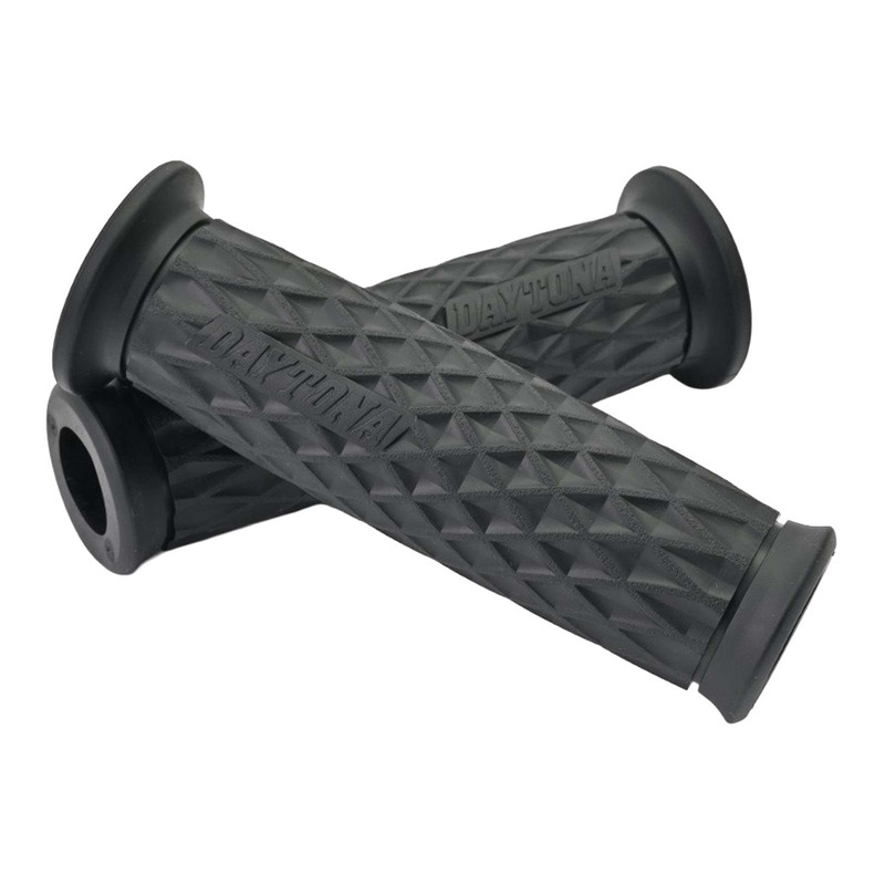 Paire de poignées Daytona GGD-Grid noires ouvertes