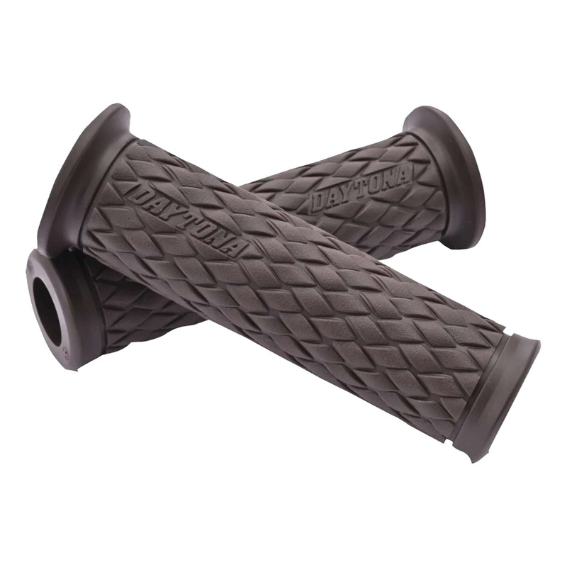 Paire de poignées Daytona GGD-Knit marrons ouvertes