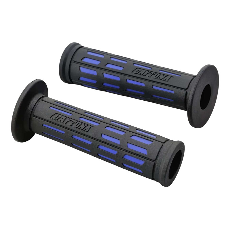 Paire de poignées Daytona GGD-Tapered-SP ouvertes noir/bleu