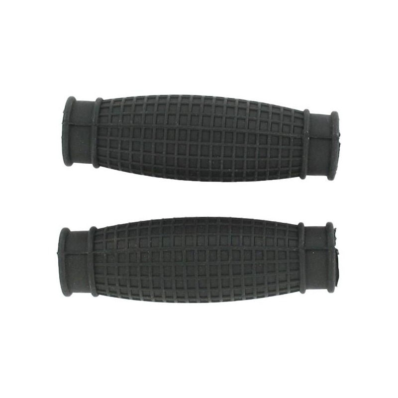 Paire de revêtement de poignées gaufrées noires pour Solex 45cc / 3