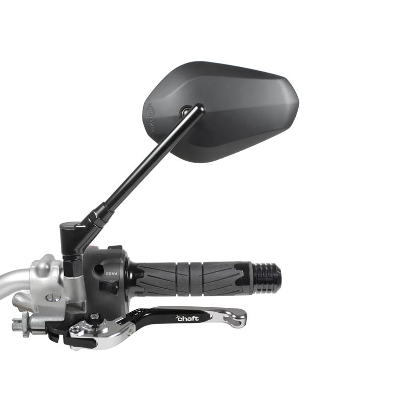 Paire de rétroviseurs Chaft Tatoo homologués noirs