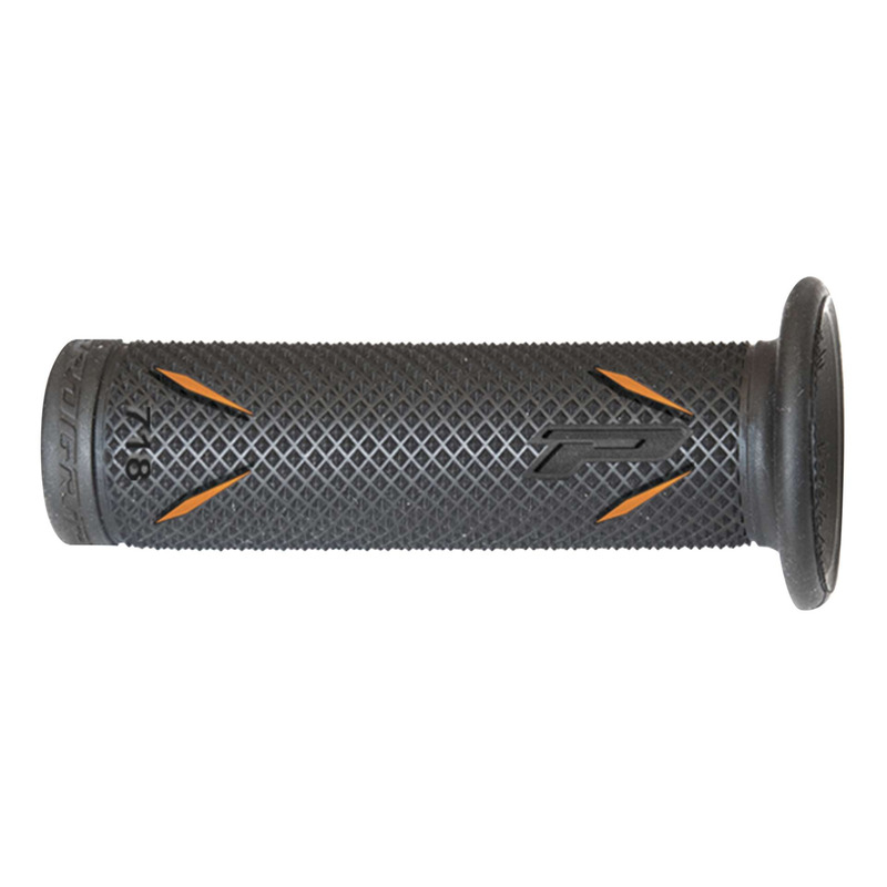 Paire de revêtement de poignée double densité Progrip 718 noir/orange