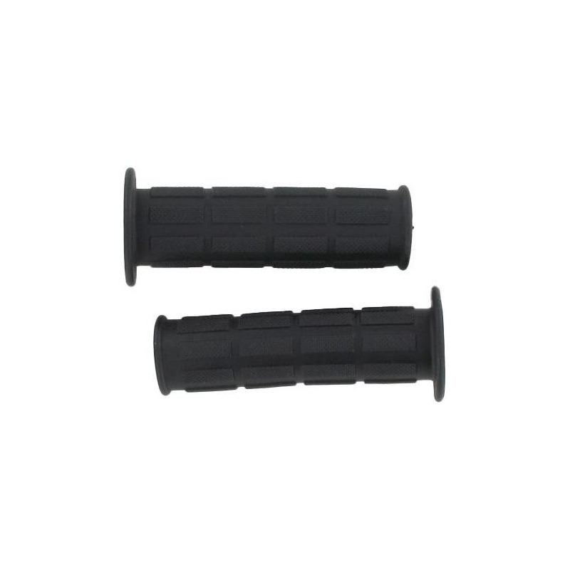 Paire de revêtements de poignées noir type domino pour Mbk / Peugeot