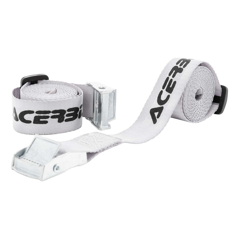 Paire de Sangles ACERBIS Gris / Blanc - 170 x 2.5 cm