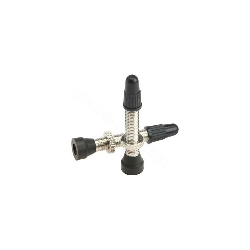 Paire de valves Presta Tubeless Sacu conique light (44mm)
