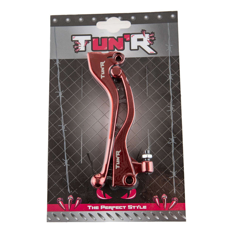 Paire leviers Tun'R Sherco SE / SM 50 11- rouge