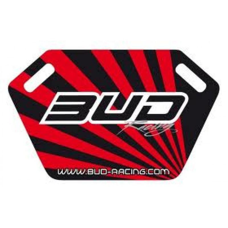 Panneautage Bud Racing noir/rouge