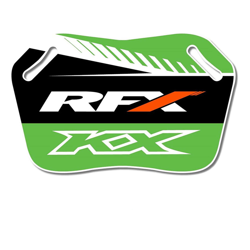 Panneautage RFX Pro version Kawasaki KX Vert et Blanc
