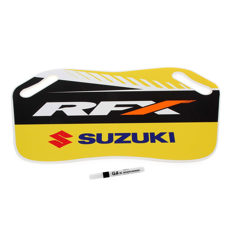 Panneautage RFX Pro version Suzuki Jaune et Blanc