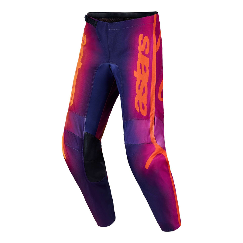 Pantalon cross Alpinestars Fluid Kepler dark purple/orange