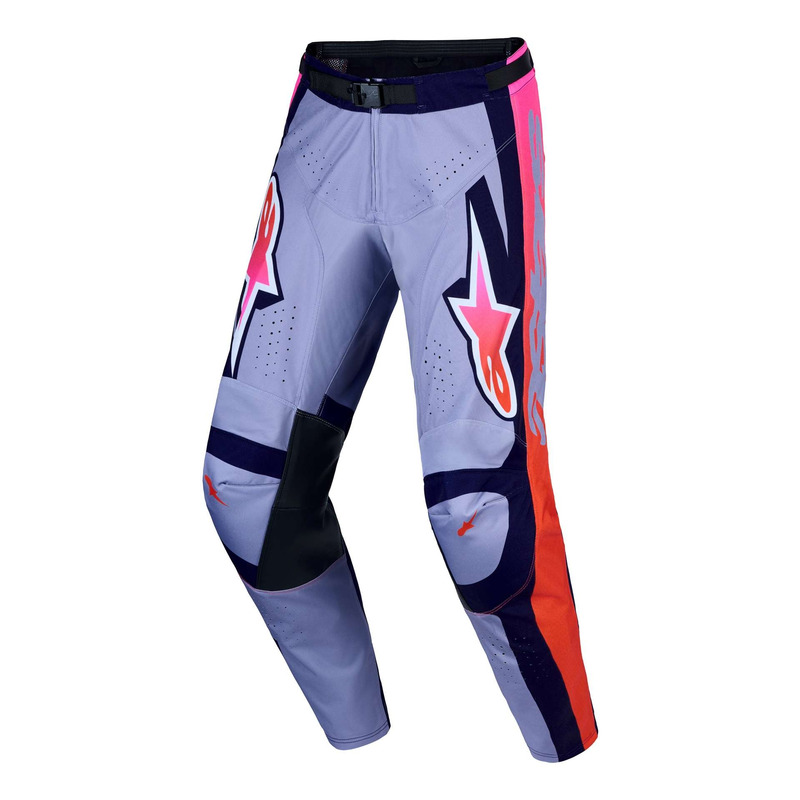 Pantalon cross Alpinestars Racer Air Hunt light violet/deep purple/pink fluo
