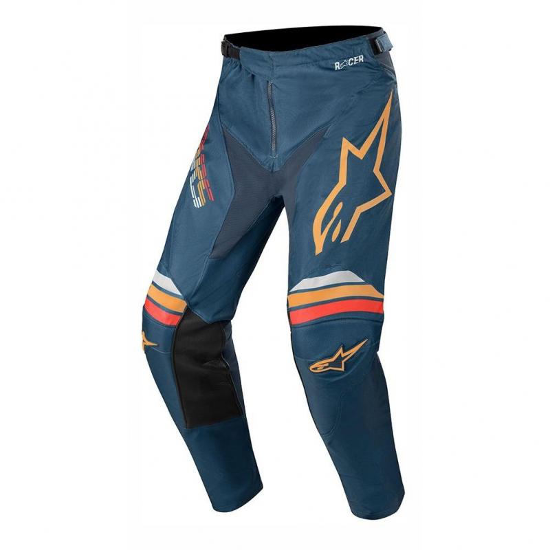 Pantalon cross Alpinestars Racer Braap navy/orange- 34