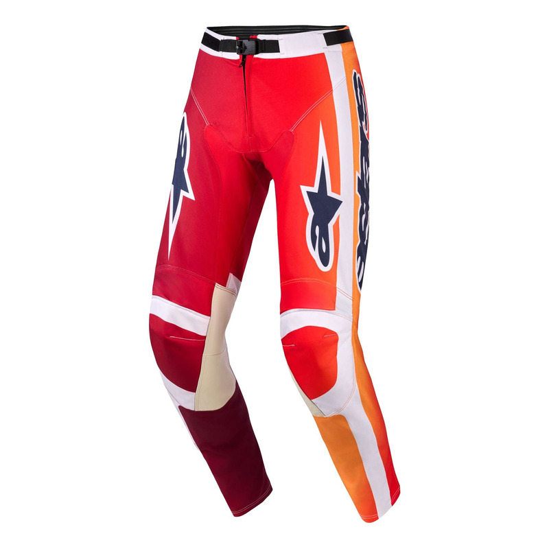 Pantalon cross Alpinestars Racer Portl red/light gray/dark gray