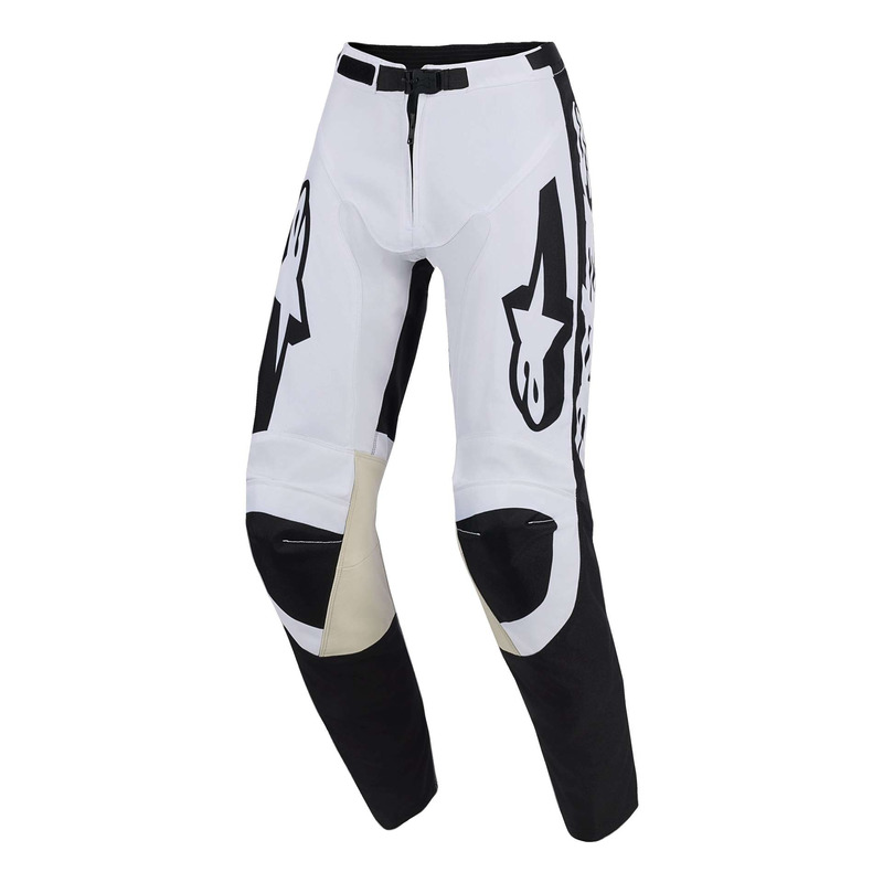 Pantalon cross Alpinestars Racer Riway white/black