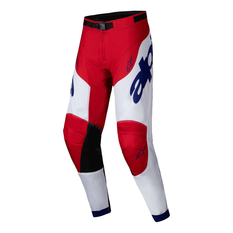 Pantalon cross Alpinestars Racer Veil bright red/white- US-28