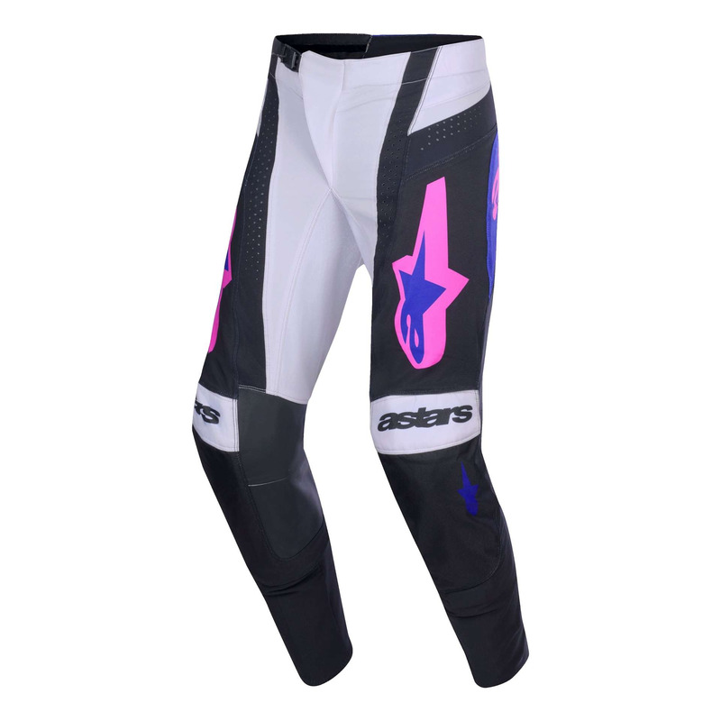 Pantalon cross Alpinestars Techstar Knif black/light gray/purple