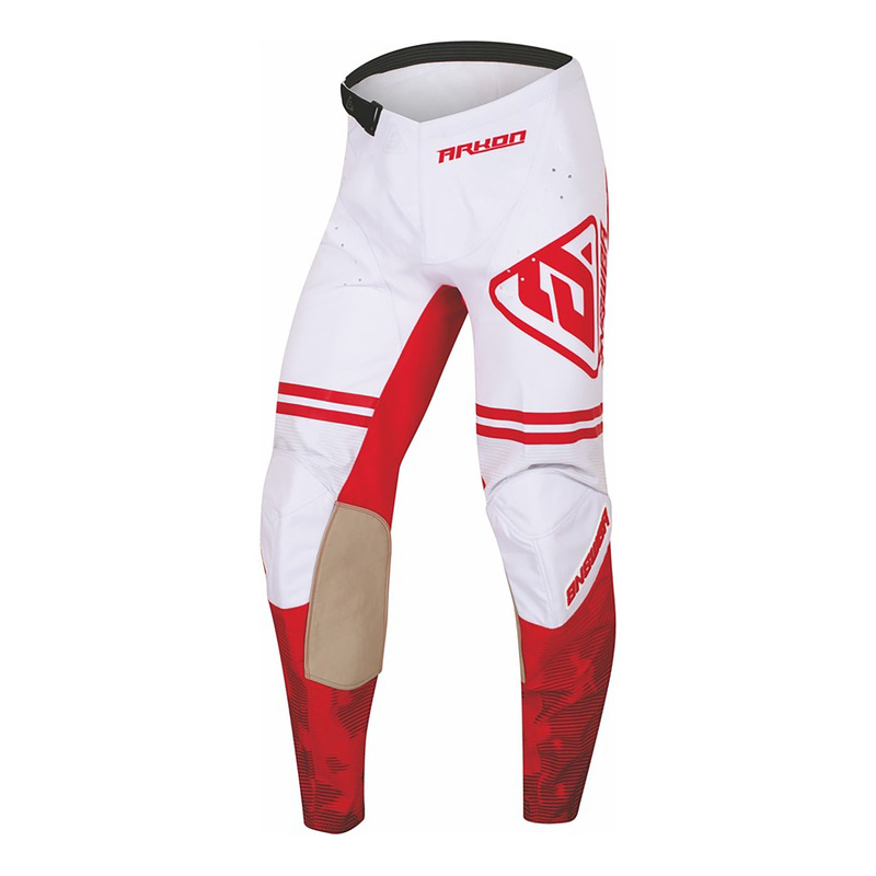 Pantalon cross Answer Arkon Trials rouge/blanc- US-28