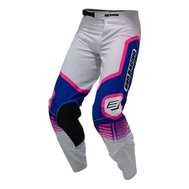 Pantalon cross Bud Racing GP Neon violet/rose fluo/blanc-