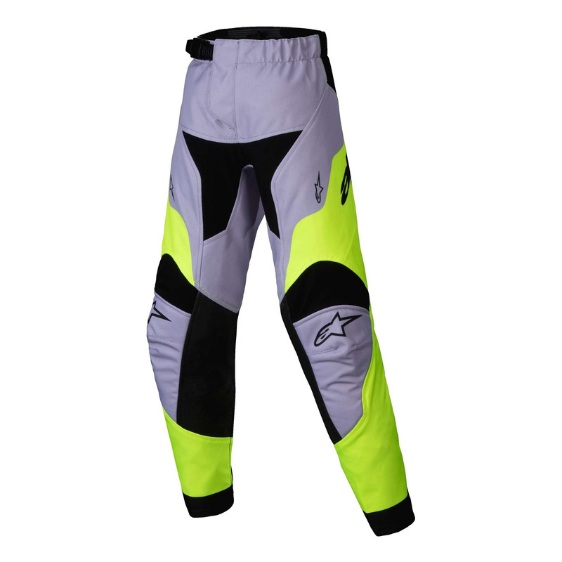Pantalon cross enfant Alpinestars Kids Racer Veil gray/yellow fluo- US