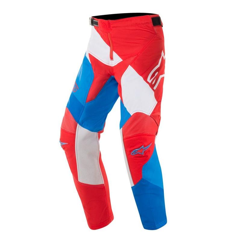 Pantalon cross enfant Alpinestars Racer Venom rouge/blanc/bleu- US-26