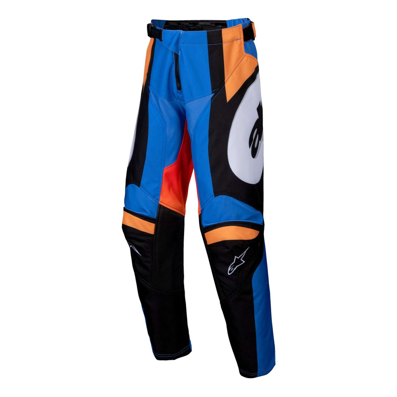 Pantalon cross enfant Alpinestars Youth Racer Melt orange/blue-