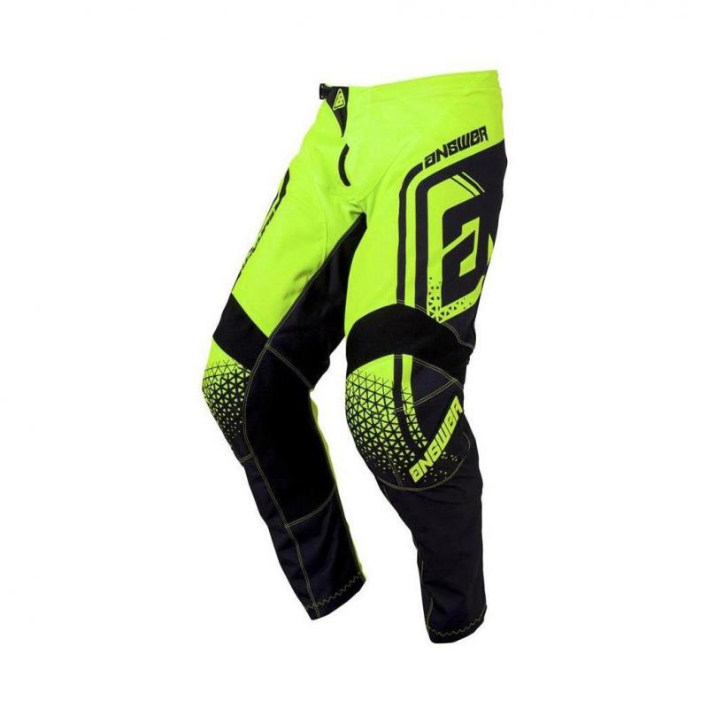 Pantalon cross enfant Answer Syncro Drift hyper acid/noir- 26