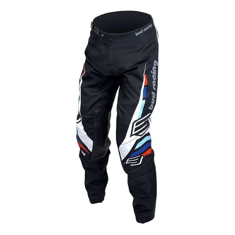 Pantalon cross enfant Bud Racing Racing GP Champion's noir/bleu/rouge