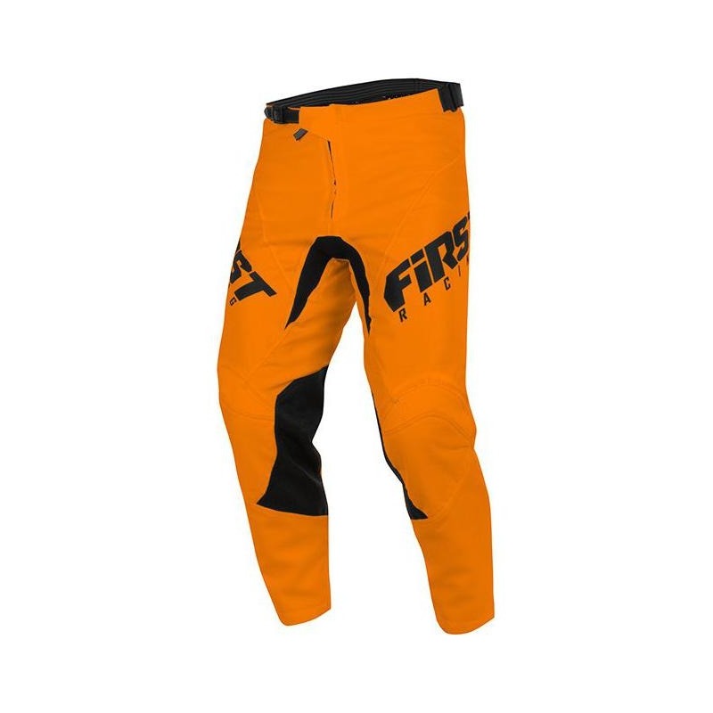 Pantalon cross enfant First Racing Skim orange- US-20