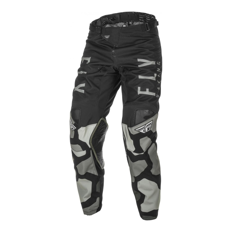 Pantalon cross enfant Fly Kinetic K221 noir/gris- US-18
