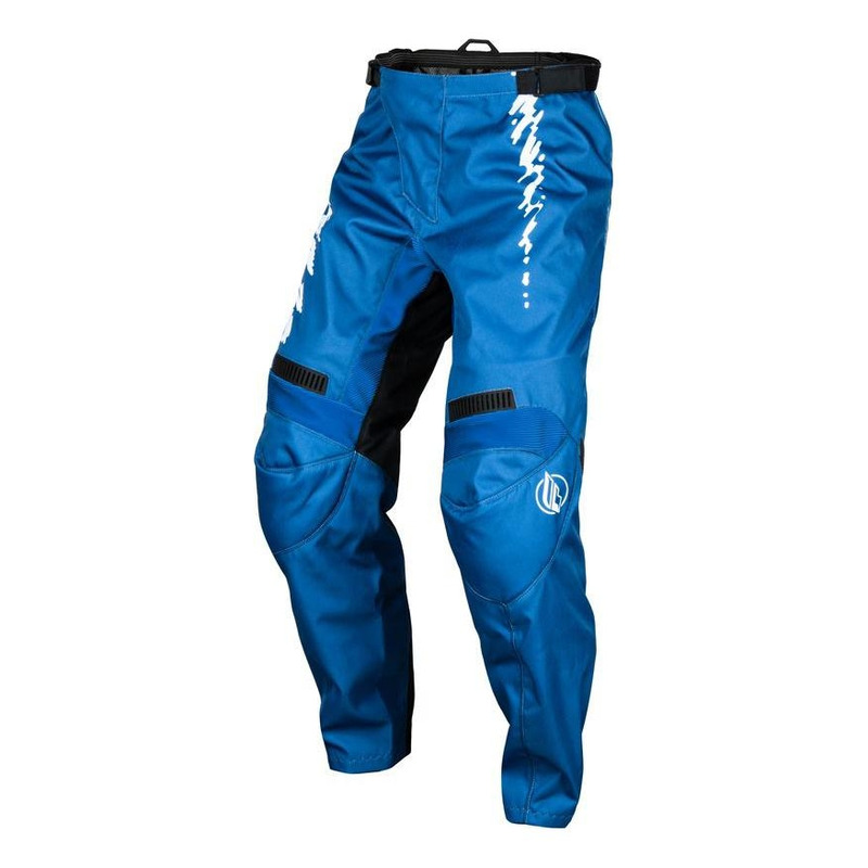Pantalon cross enfant Fly Racing F-16 bleu/blanc