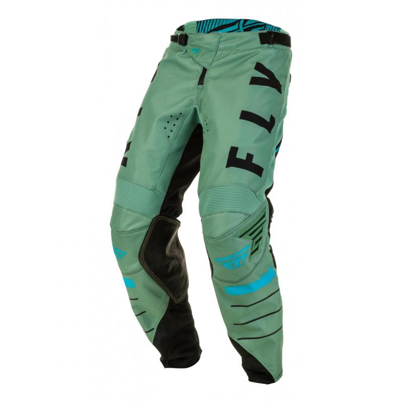 Pantalon cross enfant Fly Racing Kinetic K120 sage green/noir- 20