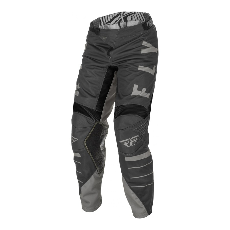Pantalon cross enfant Fly Racing Kinetic Mesh gris clair/gris foncé-