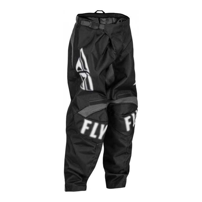 Pantalon cross enfant Fly Racing Youth F-16 noir/blanc